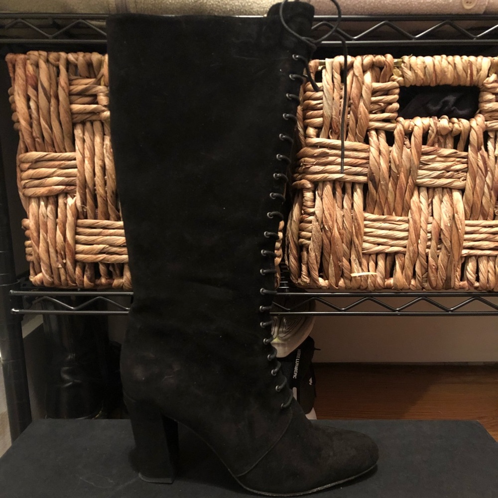 Eugenia Kim Amber Lace- up Boots in Black